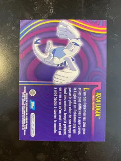 25426A - POKEMON TOPPS TV ANIMATION EDITION #249 LUGIA PSY VOL - Image 2