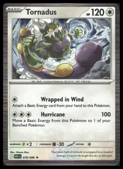 Pokemon SV: White Flare #078/086 Tornadus Holo Border - Image 1