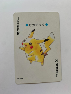 Pikachu Joker Pokemon Playing Card Gold Deck Poker Ho-oh 2000 - Image 1