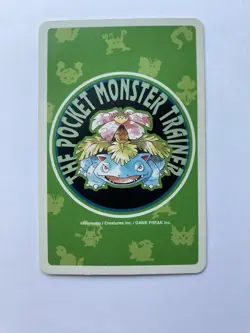 Gengar 6 Of Spades Pokemon Poker Venusaur Green Deck Playing Card 1996 A - Image 2