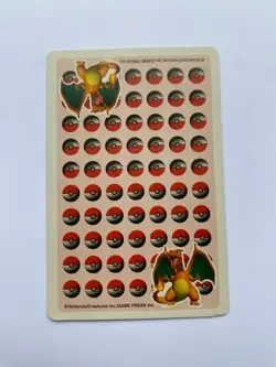 Eevee Ace Of Clubs 1998 Pokemon Stadium N64 3D Poker Playing Cards Red - Image 2