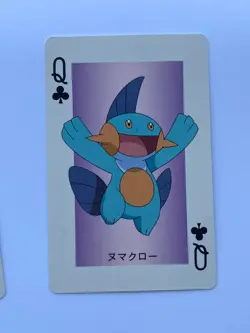 Marshtomp Queen Of Clubs Pokemon Pocket Monster Playing Card Nintendo Japanese - Image 1