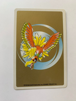 Quagsire Jack Of Clubs Pokemon Playing Card Gold Deck Poker Ho-oh 2000 - Image 2