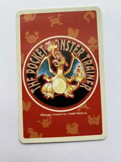 Poliwhirl 3 Of Hearts Pokemon Poker Charizard Red Deck Playing Card 1996 - Image 2