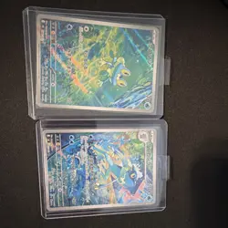 Pokemon TCG Froakie Holo Card Lot - 2 Japanese Water Type Standard Size Cards - Image 1