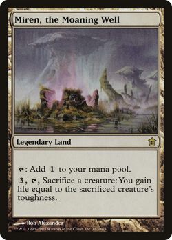 Miren, the Moaning Well #163 (HP) Saviors of Kamigawa SOK Magic MTG - Image 1