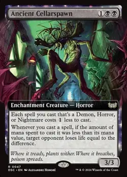 Ancient Cellarspawn - Extended Art DSC NM MTG - Image 1