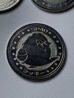 Chansey Pokemon Rare Vintage Meiji Battle Coin Metal Japanese - 1999 - Image 1