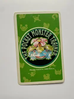 Gengar 6 Of Spades Pokemon Poker Venusaur Green Deck Playing Card 1996 - Image 2