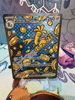 Gholdengo EX 164/131 Pokemon TCG Prismatic Evolutions Special Illustration Rare - Image 3
