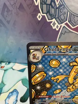 Gholdengo EX 164/131 Pokemon TCG Prismatic Evolutions Special Illustration Rare - Image 4