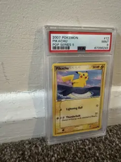 Pokemon Pikachu TCG #13 2007 Pop Series 5 PSA 9 Mint Vintage Starter - Image 4