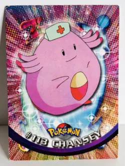CHANSEY #113 | 2000 Pokemon Topps Series 2 | Blue Logo| - Image 1