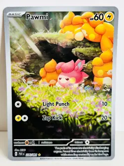 Pawmi 226/091 SV: Paldean Fates - Pokemon Card Art Rare - Image 1