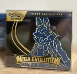 Pokemon TCG Mega Evolutions LUCARIO Elite Trainer Box ETB - NEW & Factory Sealed - Image 1