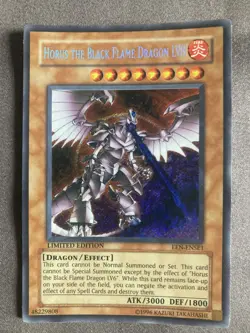 Yu-Gi-Oh! TCG Horus The Black Flame Dragon LV8 Elemental Energy EEN-ENSE1 - Image 1