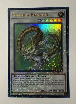 Yugioh Naturia Barkion HAC1-EN122 1st Edition Duel Terminal Ultra Rare - NM - Image 1