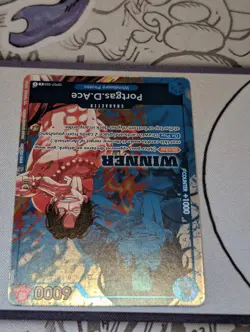 Portgas.D.Ace OP07-053 One Piece Stamped Portgas D Ace Winner Promo 2024 Mint - Image 2