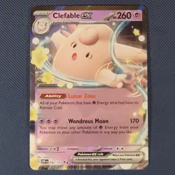 Clefable ex 82/197 - Obsidian Flames - Rare Holo Pokemon Card - NM - Image 1