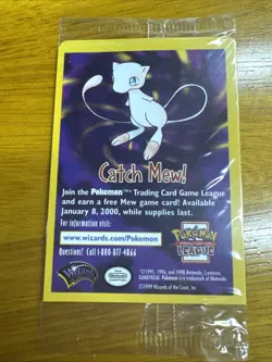 1999 WOTC Pokemon League Cards Catch Mew! The First Movie Promo Insert 4/5 Cards - Image 4
