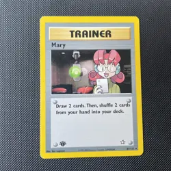 Pokemon Card - Mary Neo Genesis 87/111 Rare 1st Edition -NM - Image 1