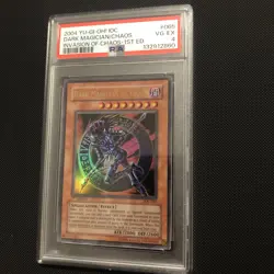 PSA 4 1ST EDITION Dark Magician of Chaos IOC-065 Invasion of Chaos YUGIOH - Image 1