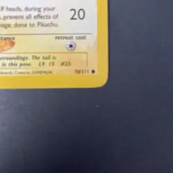 Pokemon Cards: Neo Genesis 1st Edition Common: Pikachu 70/111 - Image 5