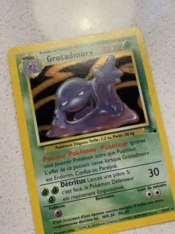 Pokemon TCG Card Grotadmory Muk Holo Rare 13/62 FR NM - Image 3