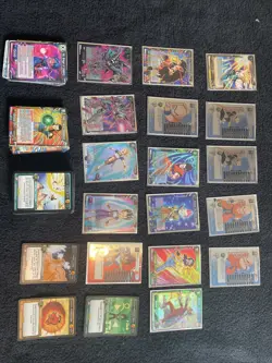 Lot of 164 Dragonball Z Trading Card Game Collectible Cards by Panini - Sleeved - Image 1