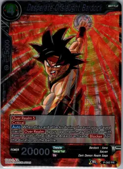 Desperate Onslaught Bardock P-060 Promotion Cards - Dragon Ball Super - NM - Image 1