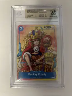Monkey.D.Luffy (Convention Promo 2024) P-043 One Piece Promotion Cards BGS 9.5 - Image 1