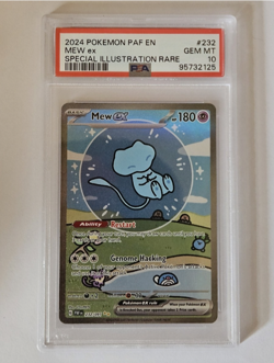 Pokemon Card - Mew EX 232/091 Paldean Fates Bubble Mew - PSA 10 - Image 1
