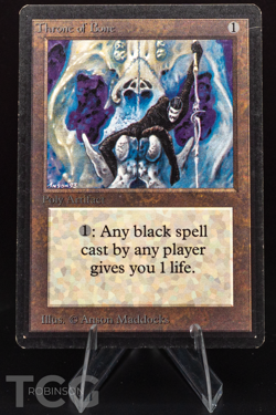 Throne of Bone: 1993 Magic the Gathering - Limited Edition Beta Regular - Image 1