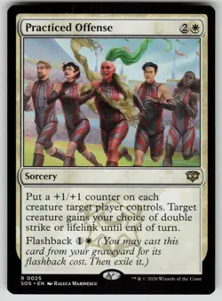 Practiced Offense Rare Secrets of Strixhaven 25 MTG Near Mint 2026 - Image 1