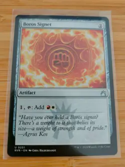 MTG Boros Signet 0251 Ravnica Remastered M/NM Free UK P&P - Image 1