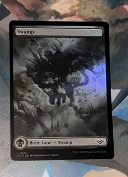 MTG *FOIL FULL ART* OTJ SWAMP #274 NM - Image 1
