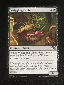 MTG Foundations Jumpstart Wriggling Grub 0012 NM - Image 1