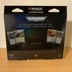 MTG Warhammer 40K Collector's Edition Forces of the Imperium Commander Deck+Coin - Image 2