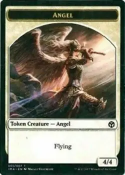 Angel Token Iconic Masters Light Play MTG Magic DNA GAMES - Image 1