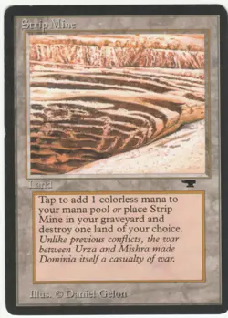 Antiquities MTG Strip Mine no sky, no tower uncommon Magic - Image 1