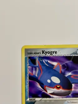 Pokemon TCG Team Aqua's Kyogre 3/95 Team Magma vs Team Aqua 2004 - Image 3