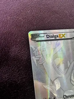 Dialga EX 122/119 Secret Rare Full Art Silver 2014 Pokemon XY Phantom Forces NM - Image 2