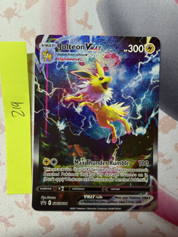 Pokemon TCG Jolteon VMAX SWSH 184 Promo Holo NM - Image 1