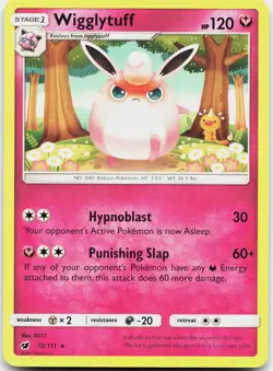 Wigglytuff 72/111 Rare Crimson Invasion Pokemon Near Mint - Image 1