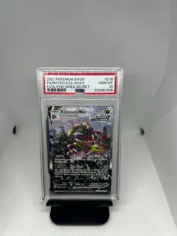 Pokemon TCG: Rayquaza VMAX Alt Art Secret Rare 218/203 PSA 10 Holo - Image 1