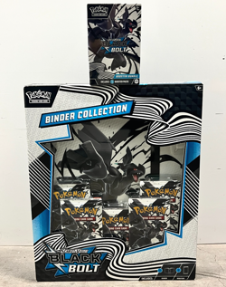 Pokemon Black Bolt Binder Collection + Booster Bundle SET OF 2 NEW SEALED BOXES - Image 1