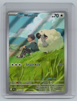 Pokemon Hop's Wooloo 170/159 Journey Together Illustration Rare Holo Near NM - Image 1