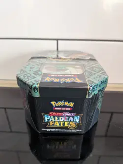 Pokemon TCG Scarlet & Violet Paldean Fates Great Tusk EX Tin New Factory Sealed - Image 5