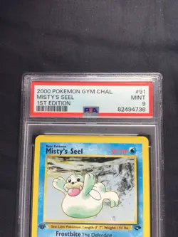 Pokemon: Gym Challenge 1st Edition Common: Misty's Seel 91/132 PSA 9 - Image 3