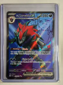 2025 Pokemon - N's Zoroark ex 175/159 Sv09: Journey Together Holo Ultra Rare - Image 1